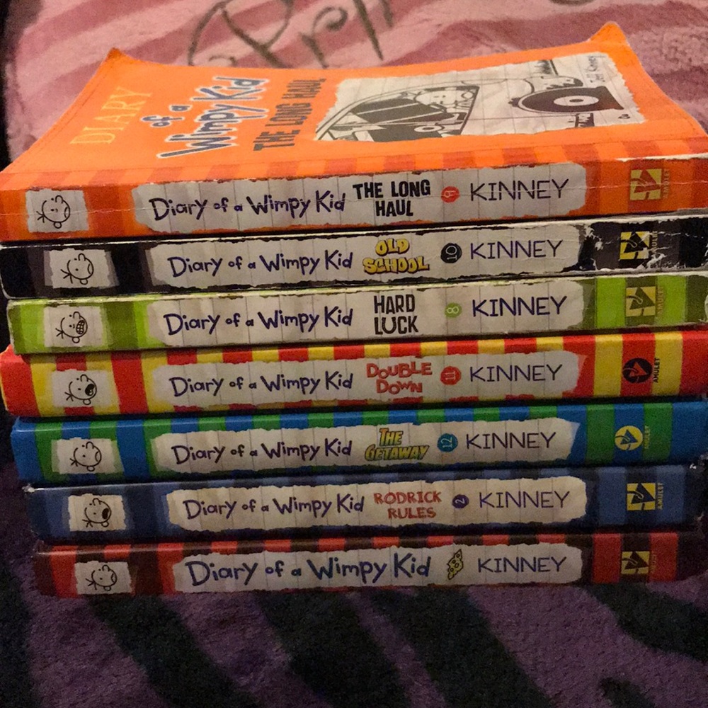 Diary of a wimpy kid bundle of books 4 hard cover
